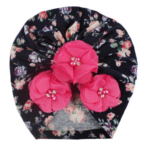 FRSASU Clearance Baby Four Beads Printing Hat Newborn Cap Fetal Cap Basin Hat Warm