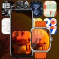 thumbnail image 6 of AZXY Smart Watch,Smart Watches for Android Phones,Fitness Smart Watches,Bluetooth Health Fitness Tracker Sports Touchscreen Smartwatch for Women Men,Father'S Day Gifts and Mother'S Day Gifts,Orange, 6 of 9
