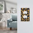 thumbnail image 2 of Zufioo Royal Blue Plaid Sunflower Print Switch Wall Plate, Dustproof and Heat-resistant Decorative Wall Switch Cover, Suitable for Residential and Commercial Areas-Mid-size, 2 of 8