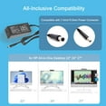 thumbnail image 5 of 90W 65W AC Charger for HP Pavilion All-in-One Computer Desktop 24” 22” 22-DD 24-DD 24-DF 22-dd0010 22-dd0210 24-dd0210 24-dd0010 Pavilion DV7 DV6 DV4 DV5 DM4 Notebook Power Cord with 7.4mm Tip, 5 of 7