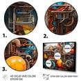 thumbnail image 3 of Designart "Constructivism Industrial Euphony I" Constructivism Wall Art Print, 3 of 5