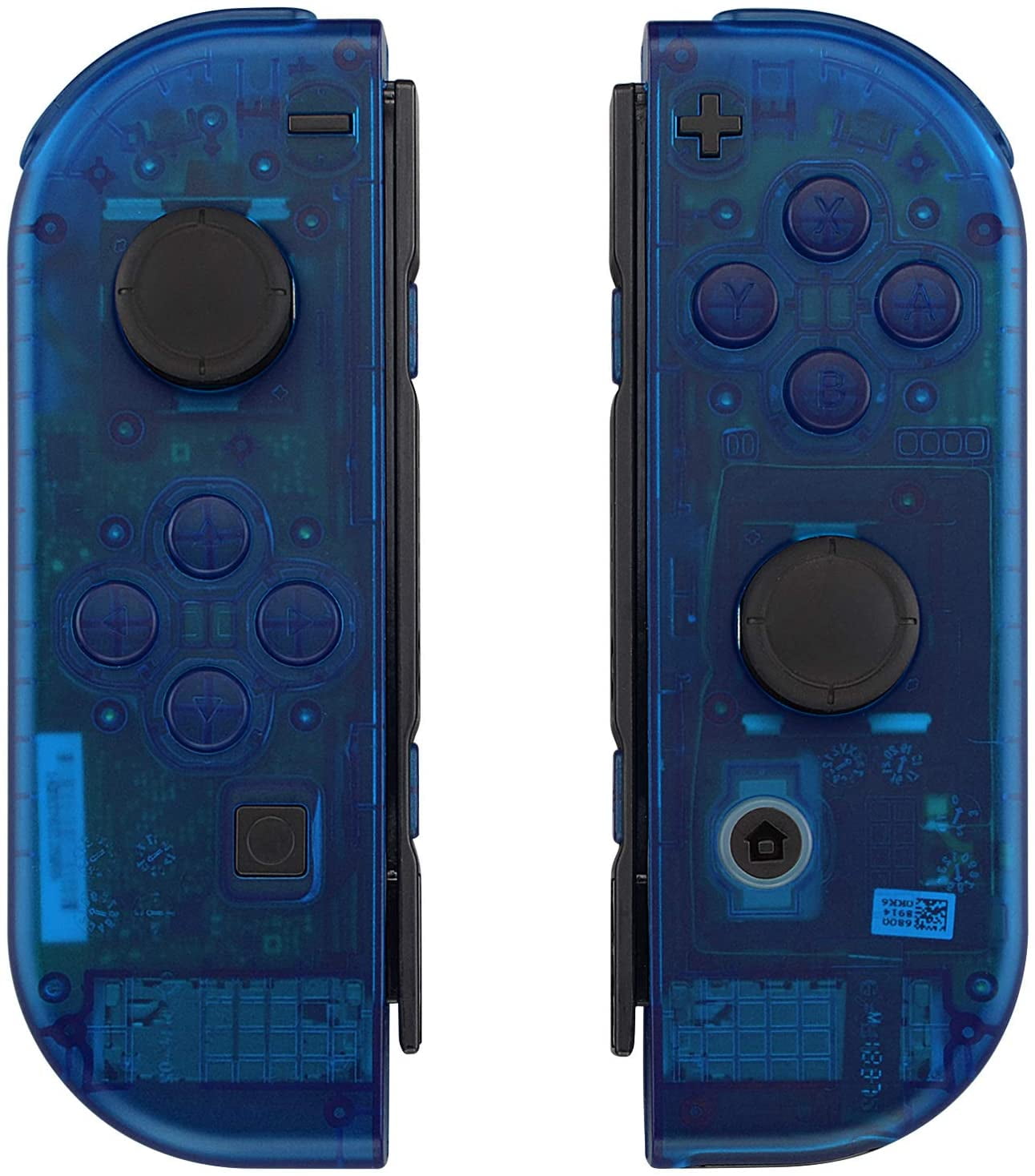 Buy Transparent Clear Blue Joycon Handheld Controller Housing with Full