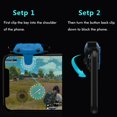 thumbnail image 2 of Controlador De Juego Móvil Gamepad Trigger Aim Button Mobile Game Trigger Compatible Para Android Methold EL017106-03, 2 of 5