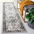 thumbnail image 2 of SAFAVIEH Odyssey Edin Damask Runner Rug, Grey/Blue Gold, 2'2" x 8', 2 of 8