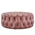 thumbnail image 6 of Modway Amour Tufted Button Large Round Performance Velvet Ottoman, Multiple Colors, 6 of 7