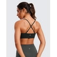 thumbnail image 3 of CRZ YOGA Butterluxe V-Neck Sports Bras for Women Padded Yoga Top, 3 of 7
