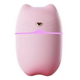 thumbnail image 2 of facefd Humidificateur Mini 260ml Design Oreilles de Chat Diffuseur d'Huiles Essentielles Rose, 2 of 7