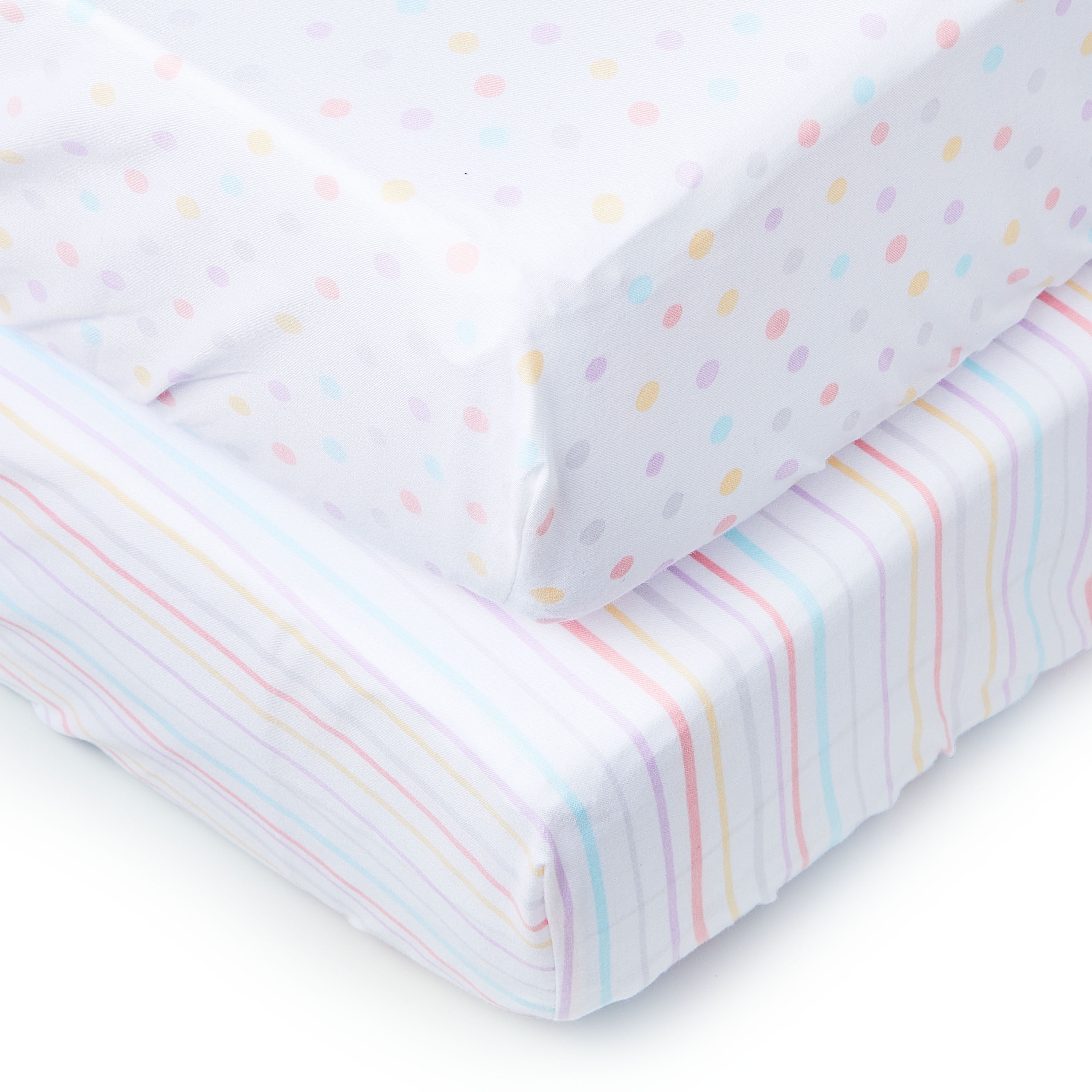 Carter s 100 Cotton Knit Fitted Crib Sheet Pink Walmart