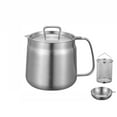 thumbnail image 1 of Stainless Steel Oil Filter Pot 304 Stainless Steel Oil Large Capacity V5N0, 1 of 8
