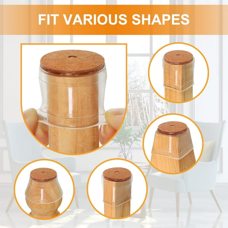 36Pack Silicone Chair Leg Floor Protectors Chair Leg Protectors