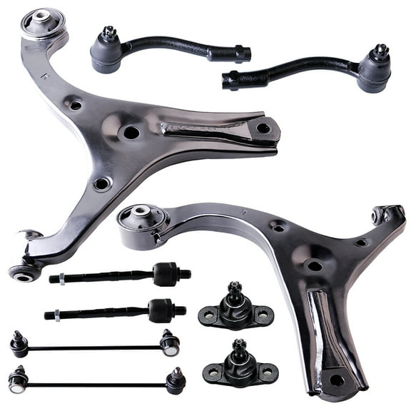 ECCPP Front Sway Bar End Link Inner Tie Rod End Lower Ball Joint Lower Control Arm Outer Tie Rod End 2006-2011 for Hyundai Accent 10pcs K500015 K640404 K640403 K80858 K80859 EV800365 ES800287 ES800288