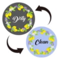 thumbnail image 1 of Binwennn Cool Stickers for Girls Valentine Stickers Bulk Cookie Stickers for Kids Clean Dishwasher Dishwasher Clean Sign Kitchen Reversible Dish Washer Sign, 1 of 6