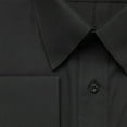 thumbnail image 2 of Gentlemens Collection Men's 1916FC French Cuff Solid Dress Shirt - Charcoal - 18.5 4-5, 2 of 2