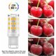 thumbnail image 4 of Bombilla LED G9, equivalente a 3 W de halógeno G9 de 30 W, 300 LM, blanco cálido de 3000 K, sin parpadeo, CA de 220 V, NO regulable, paquete de 10 [Clase energética F], 4 of 5