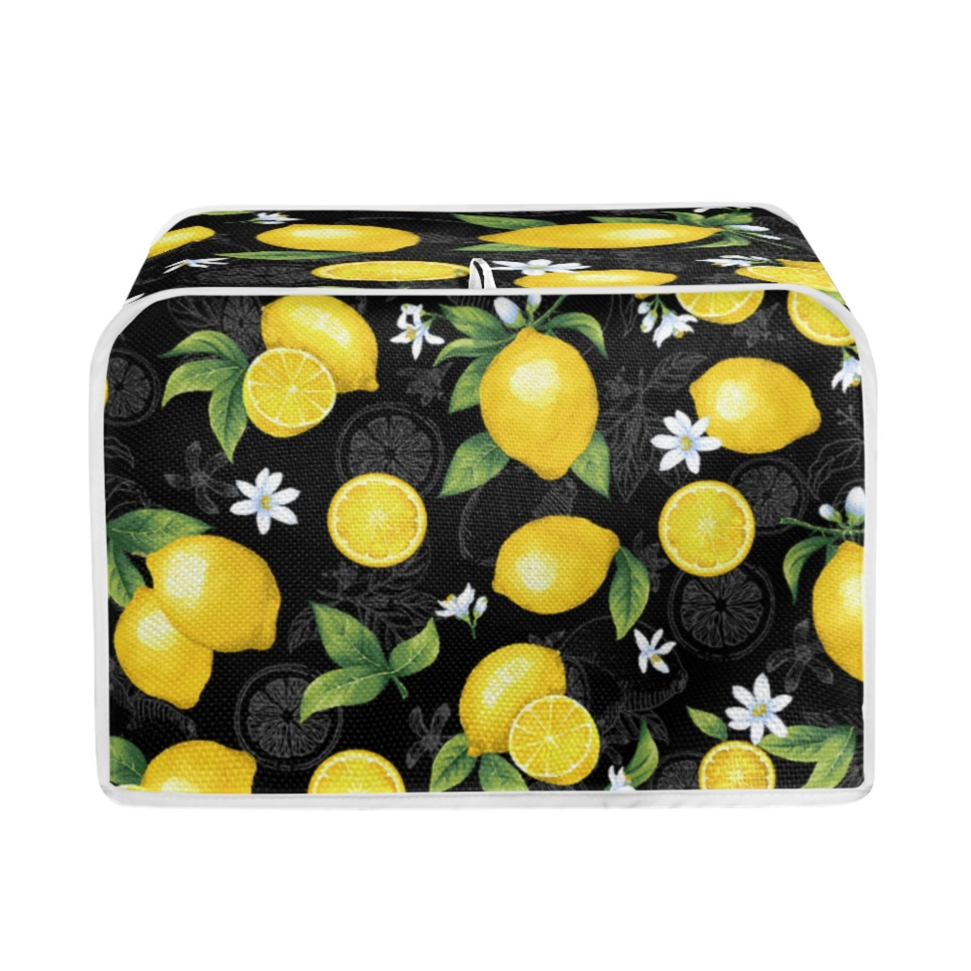 Netilgen Plant Lemon Fruit Pattern Toaster Covers Waterproof Bread 