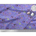 thumbnail image 2 of Soimoi Rayon Fabric Scissor,Buttons & Machine Sewing Print Fabric by The Yard 56 Inch Wide, 2 of 3