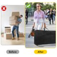 thumbnail image 3 of Semfri 2pack Extra Large Moving Bag 110L Travel Luggage Bag Foldable Waterproof Storage Bag Double Zipper and Strong Handle Moving Available Black, 3 of 8