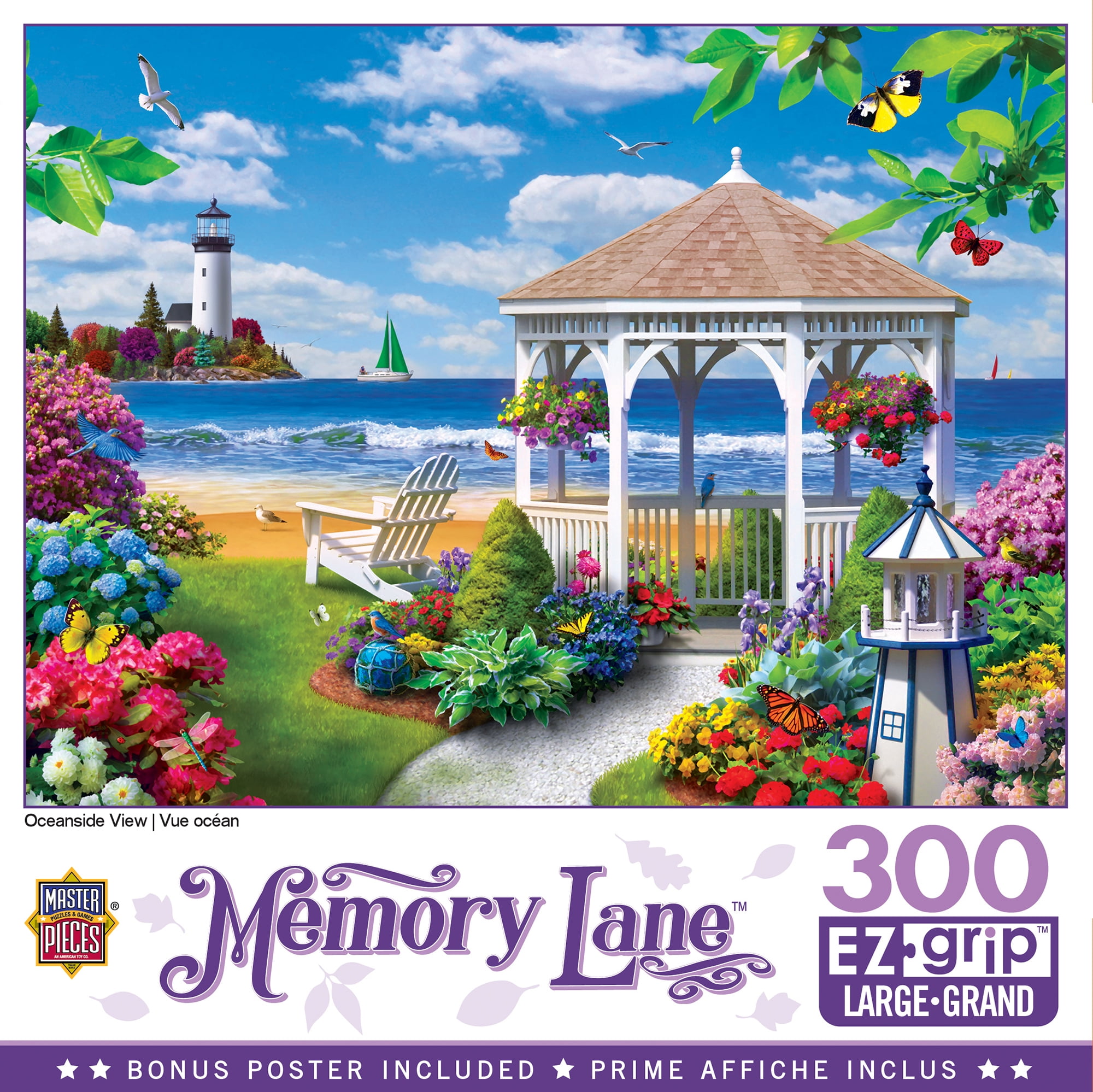 MasterPieces 750pc Jigsaw Puzzle - Artwork by Alan Giana - Floral