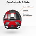 thumbnail image 5 of AHR RUN-F3 Full Face Motorcycle Helmet DOT Approved Lightweight Street Bike Touring Racing M, 5 of 12