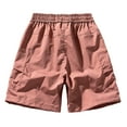 thumbnail image 3 of Maean Mens Cargo Shorts with Zipper Pockets Summer Loose Breathable Running Hiking Athletic Shorts, 3 of 5