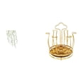 thumbnail image 1 of Elegante arte organizador giratorio de tazas para baño, dormitorio, sala de estar, fondo de armario y decoración para exhibir tazas, 1 of 8