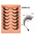 thumbnail image 2 of 3DMAO-01 7 pairs Eyelashes Invisible Band Fairy Lashes Extension, 2 of 5
