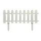 thumbnail image 2 of Valla De Plástico Valla decorativa de plástico blanco de 50x20 cm para jardín,césped,macizos de flores y bordes de plantas (1 pieza). Rkxzt, 2 of 8