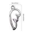thumbnail image 5 of ZPAQI Set of 80 Antique Color Alloy Charm Angel Wing Pendants Jewelry Making Supplies, 5 of 9