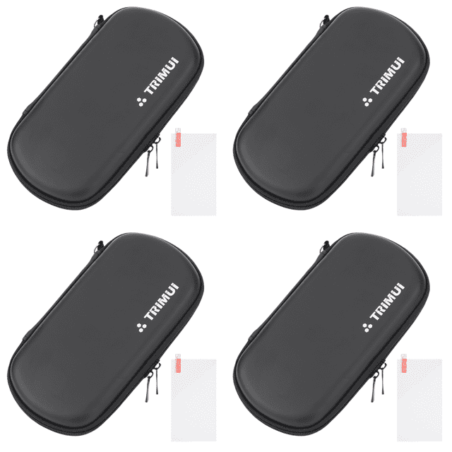 Estuche Rígido Con Película Vidrio Tempe para Consola Trimui Smart Pro Color Rojo