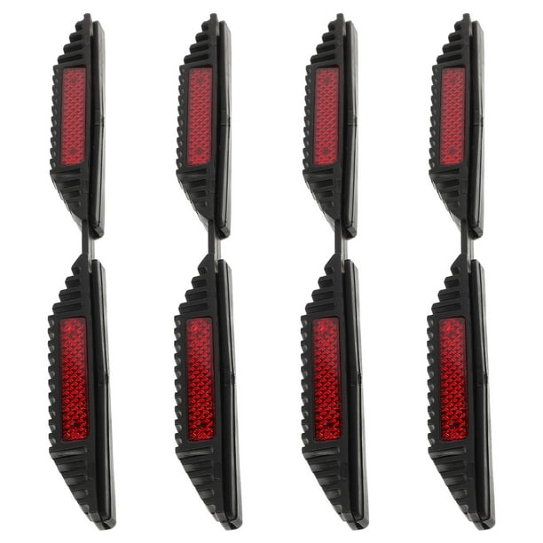 4 protectores de borde de puerta de coche, protector de puerta lateral de coche, tira reflectante anticolisión, protector de parachoques universal antiarañazos