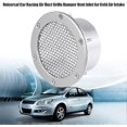 thumbnail image 4 of Duct Grille Vent, Universal Car Racing Air Bumper Vent Inlet, Universal Bumper Air Vent for Cold Air Intake (Silver), 4 of 5