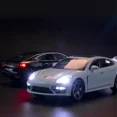 thumbnail image 4 of 1:32 Porsche Panamera Diecasts Toy Cars Miniature Scale Alloy Simulation Vehicles Car Model Children Birthday Gifts Collection Pink With Box1, 4 of 6