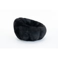 thumbnail image 4 of Jopath Bean Bag Chair, Ultra-Soft Faux Fur Sofa Floral-Shaped Bean Bag Sofa for Gaming Reading Living Room Bedroom Black, 4 of 9