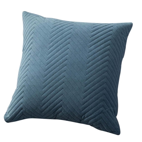 TACILIP Solid Color Velvet Pleated Pillowcase Velvet Sofa Cushion Headboard Pillows Office Lumbar Support Waist Protection Pillowcase, Home Decor