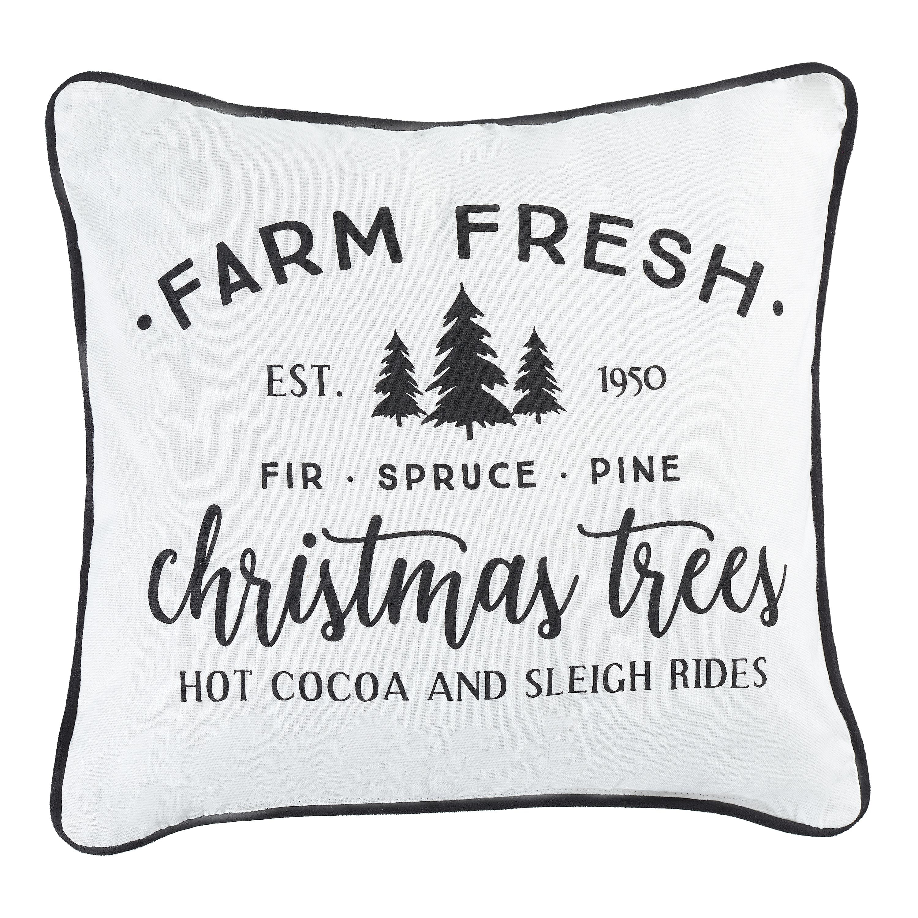 Farm Fresh Christmas Tree Pillow • Vea & Bean