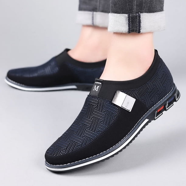 Zapatos casuales Prince planos 48 de caña baja 52 zapatos de hombre talla grande 53 sin cordones