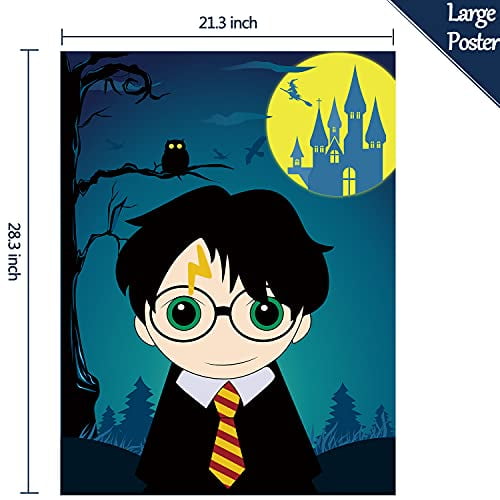Harry Birthday Party Supplies, Party Games Pin The Scar on Harry, 24PCS Scar  Stickers for Wizard Potter Party Supplies Decorations, Magic Wizard School  Theme Party Favors - Walmart.com
