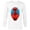 White, variant on Marvel Spider-Man: No Way Home Red and Blue Spidey Suit - Long Sleeve T-Shirt for Men - Customized-Athletic Heather
