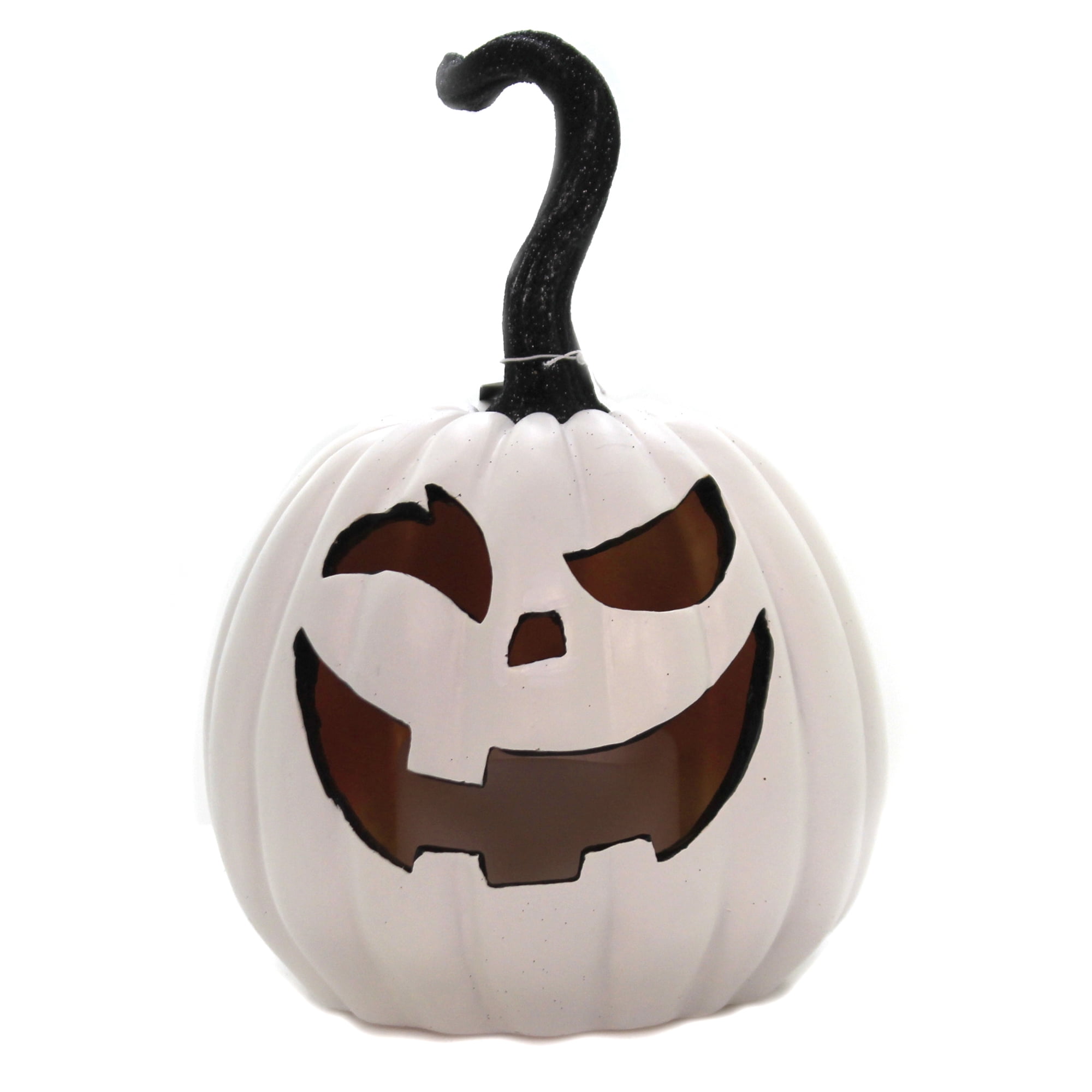 Halloween Jack O Lantern Polyresin Pumpkin Carved 41490A Tooth