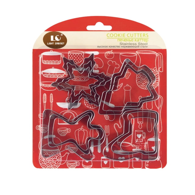 Xihbxyly Juego de Cortadores de Acero Inoxidable, Molde Antiadherente para Crear Formas, 4 Formas Divertidas Diferentes, Herramienta de Cocina Multifuncional, para Panqueques, Huevos y Pastel de Carn