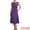 Purple, variant on DARING DIVA Women's Keyhole Neck Cut Out Sleeveless Flared Dresses S Black