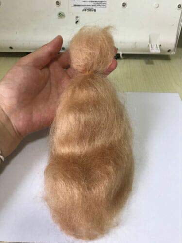Reborn Doll Supplies 8 Stripes Pure Mohair Curly Hair for Newborn Baby DIY 