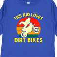 thumbnail image 4 of Inktastic This Kid Loves Dirt Bikes Motocross Boys Long Sleeve Toddler T-Shirt, 4 of 5