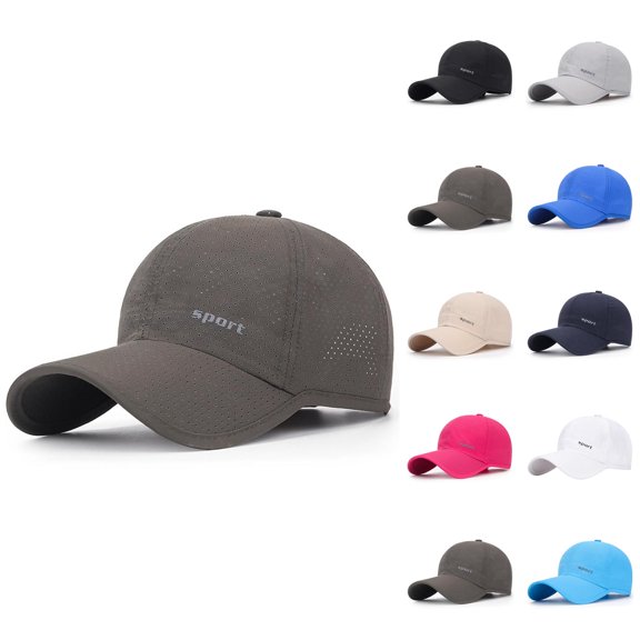 Baseball Cap for Men Women Summer Mesh Lightweight Breathable Quick Drying Outdoor Sports Hat