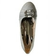 thumbnail image 6 of Badgley Mischka Girls Heel Dress Shoes. (Little Kids Big Kids), Silver, 3, 6 of 7