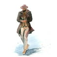 thumbnail image 2 of Shefranov, Olga 26x32 White Modern Wood Framed Museum Art Print Titled - Cowboy, 2 of 4
