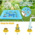 thumbnail image 5 of Splash Pad for Toddlers, Outdoor Sprinkler for Kids, 67" Summer Water Toys Inflatable Wading Baby Pool Fun Gifts for 3 4 5 6 7 8 9 Years Old Boy Girl Backyard Garden Lawn Outdoor Games, 5 of 6