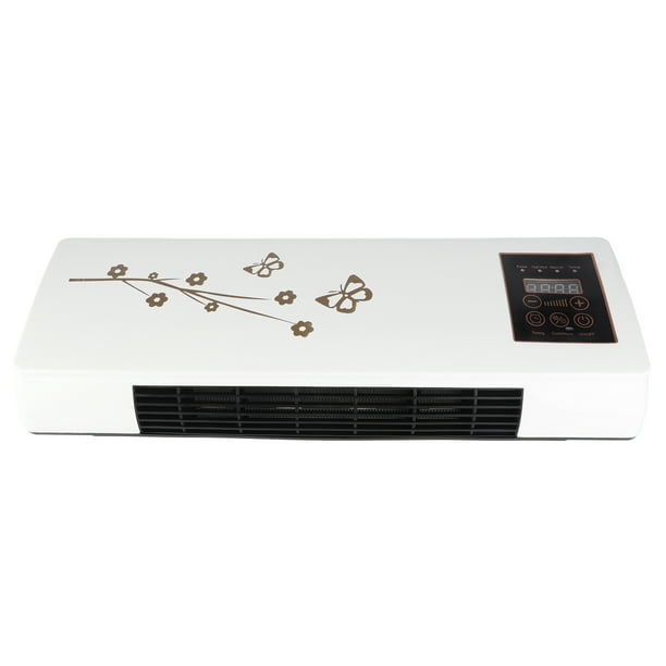 Calentador Eléctrico Para Espacios, Ventilador Remoto Montado En La Pared, Pantalla Digital, Dormitorio, Oficina En Casa