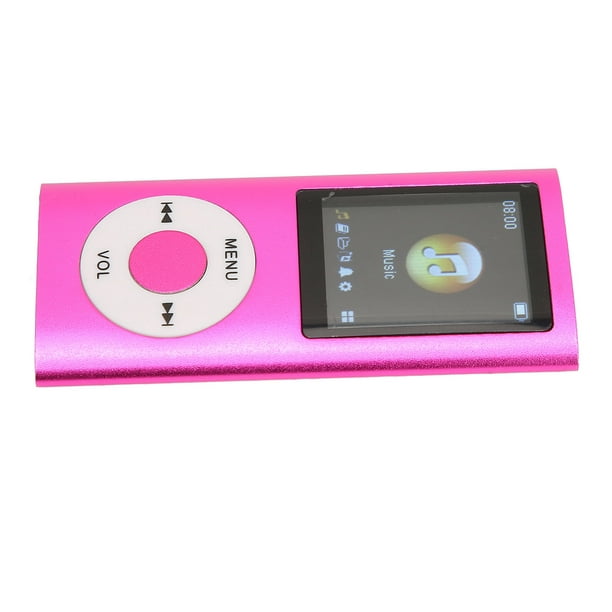 Lecteur MP3 de musique son MP3 Bluetooth MP3 MP4 Hifi écran tactile 1,8  pouces 16 Go (or rose)