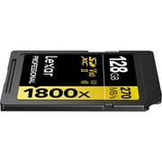 Lexar Professional GOLD Series 1800x SDXC UHS-II Memory Card , 128 GB